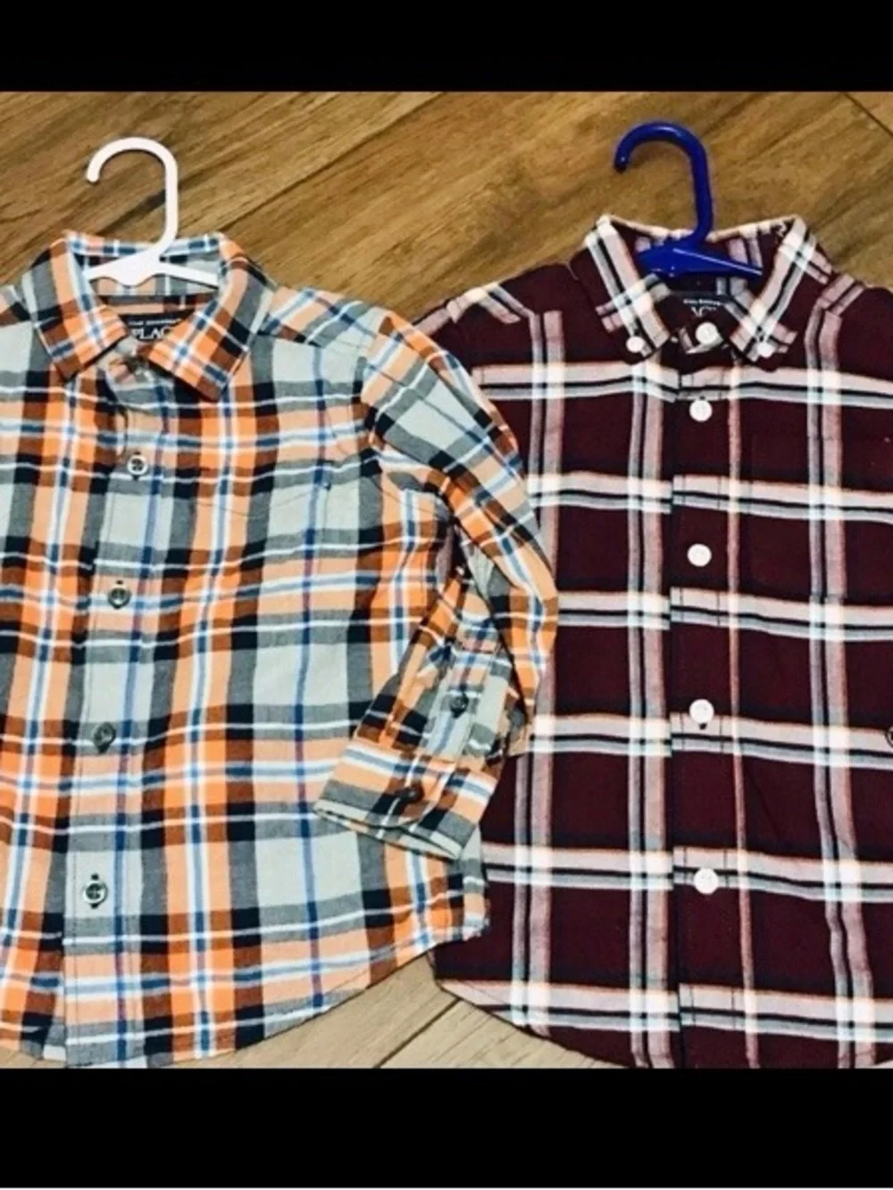The Children's Place Plaid Button-Down Shirts (Set of 2) So Cute Size 3t
